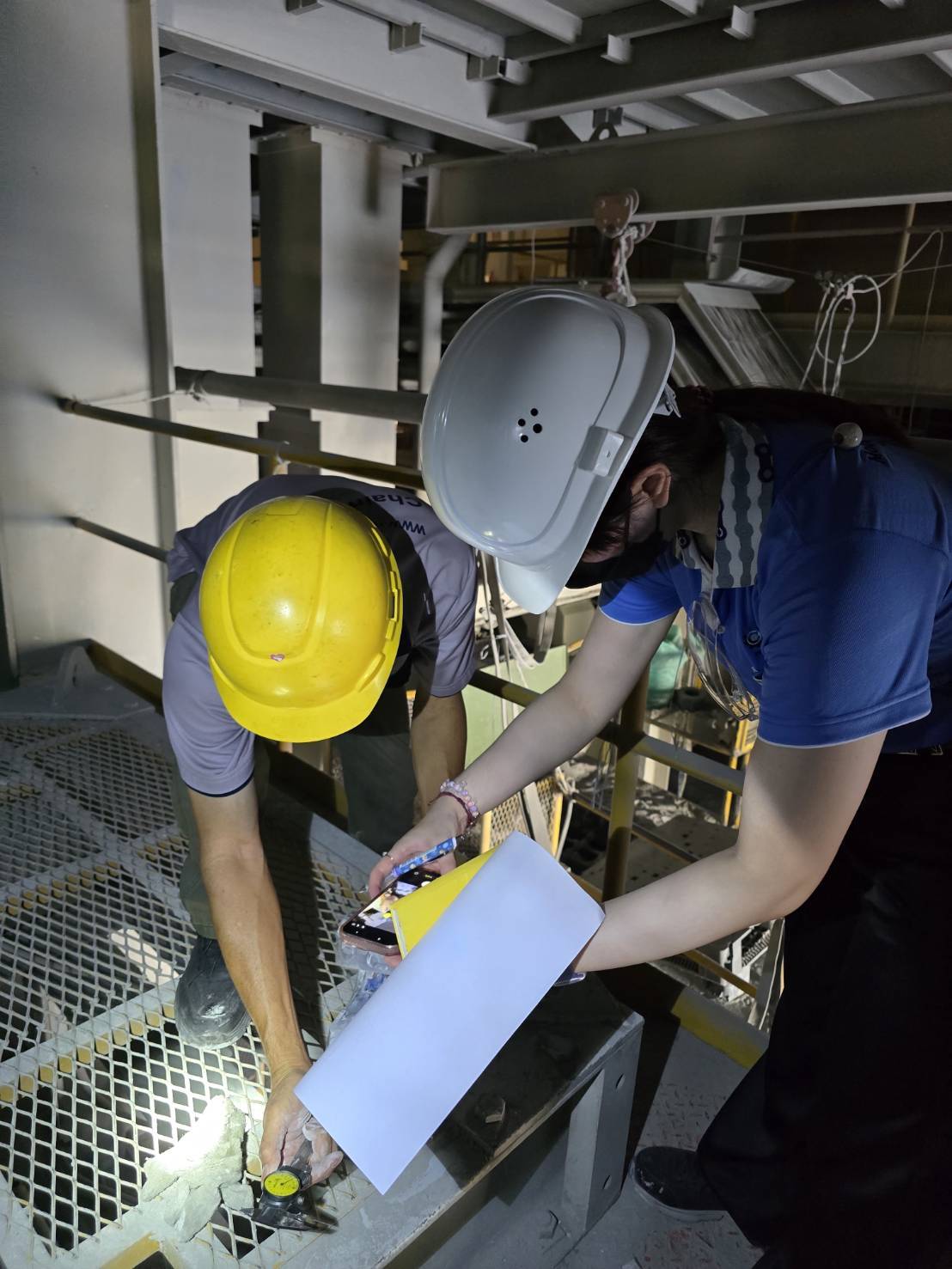 MPC engineers - on-site technical inspection and measurement